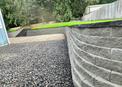 Completed Terrace Wall