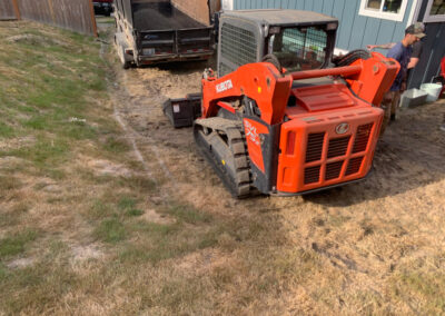 Terrace Wall Before Photo